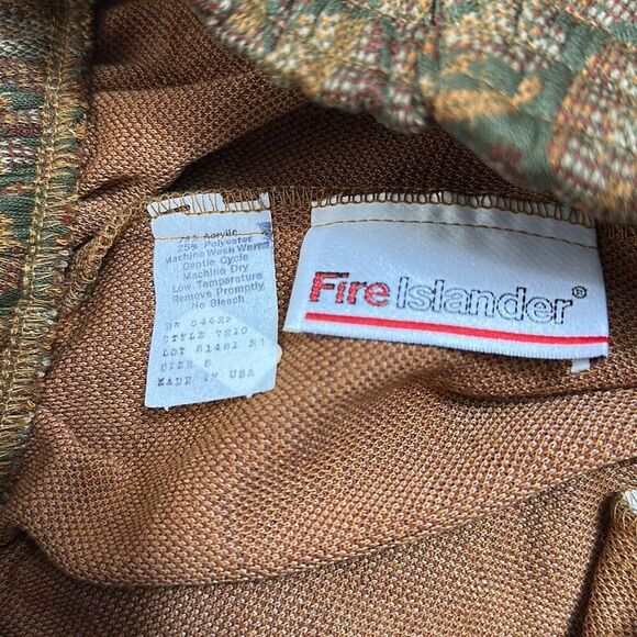 Vintage Fire Island Tapestry Floral Skirt Women’s - Picture 6 of 6